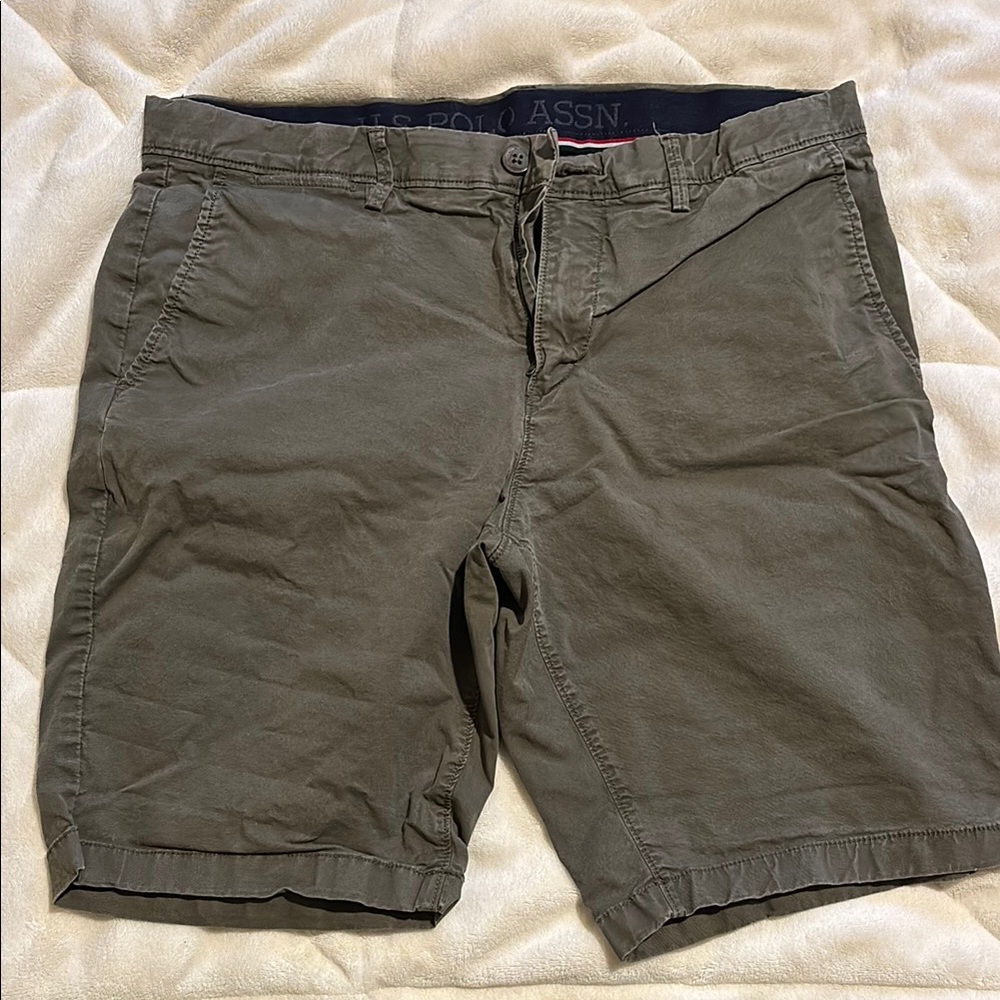 U.S. Polo Assn. Men's Olive Shorts